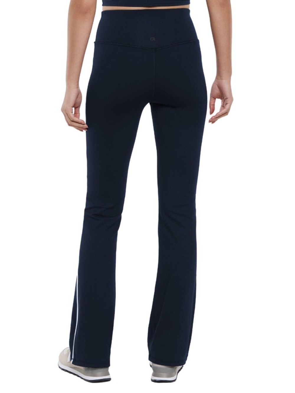 GAP Navy Flare Pants with White Side Stripe - Picture 2 of 8